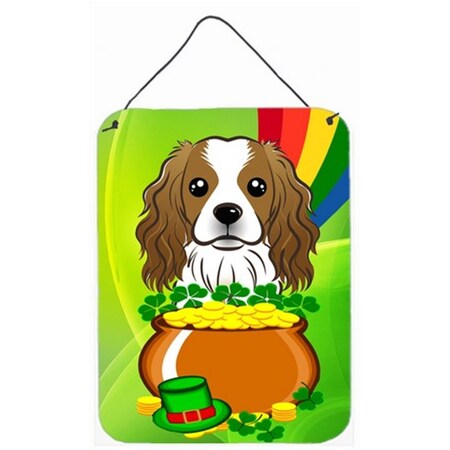 Carolines Treasures Cavalier Spaniel St. Patricks Day Wall or Door Hanging Prints BB1968DS1216